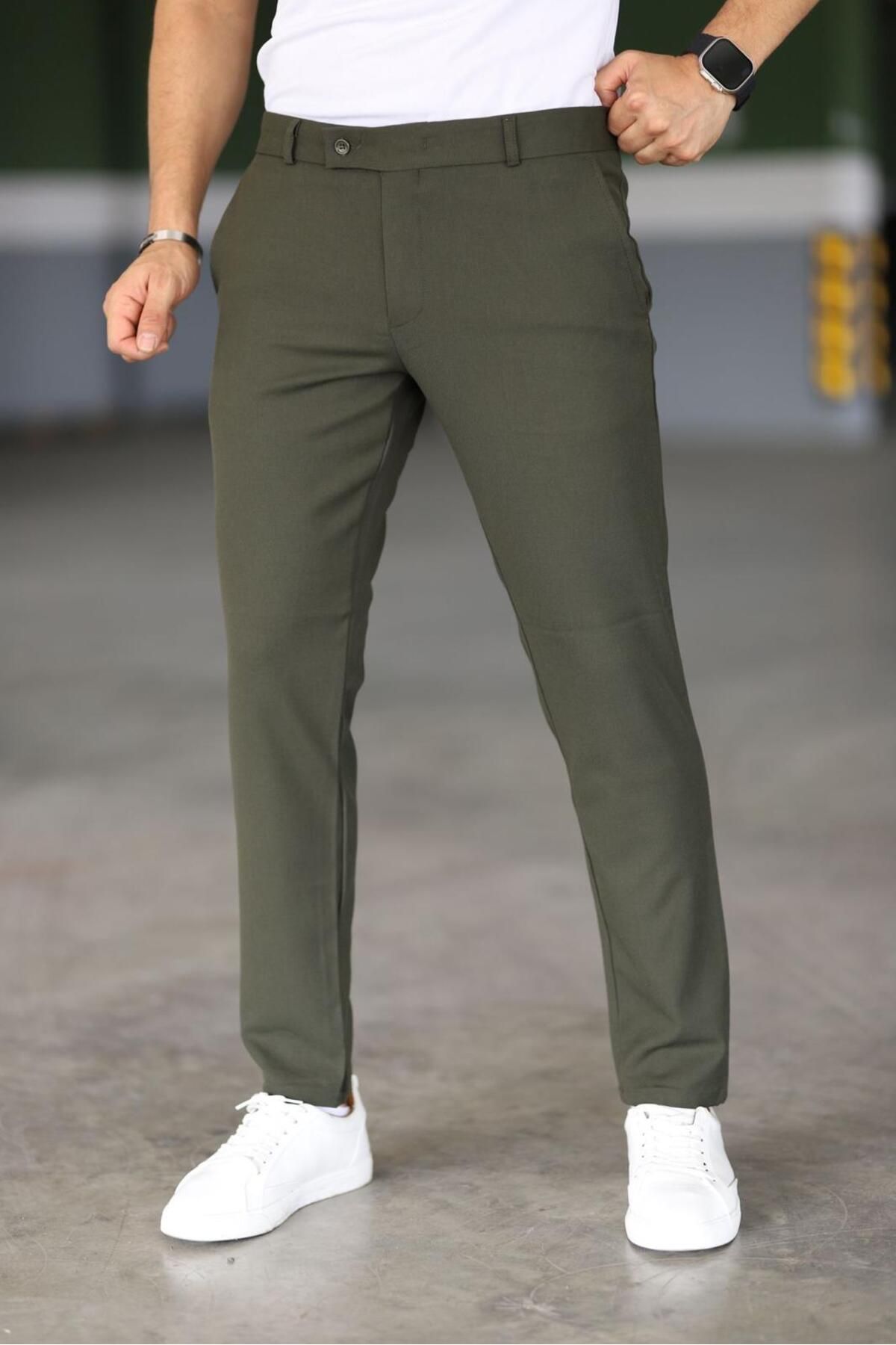 Malte | Pantalones Chinos Slim Fit Verde Oscuro