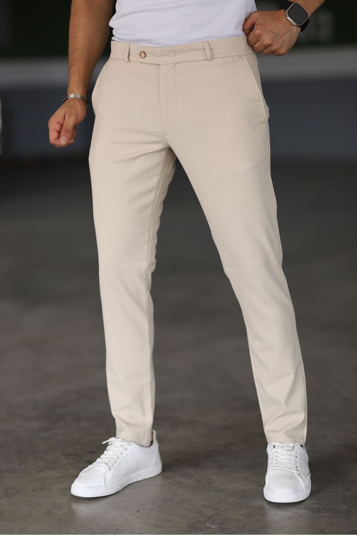 Werner | Pantalones Chinos Slim Fit Beige