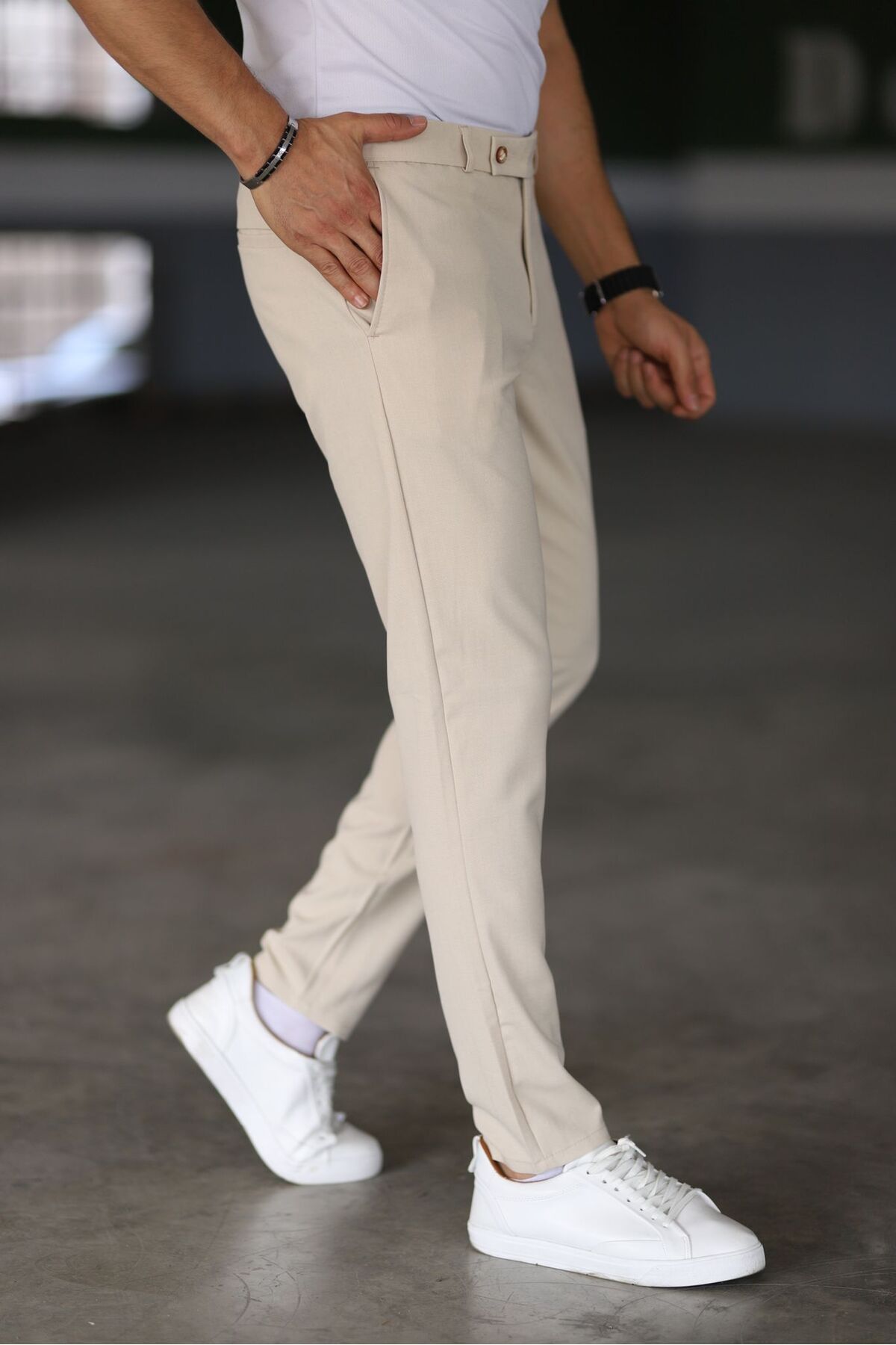 Werner | Pantalones Chinos Slim Fit Beige
