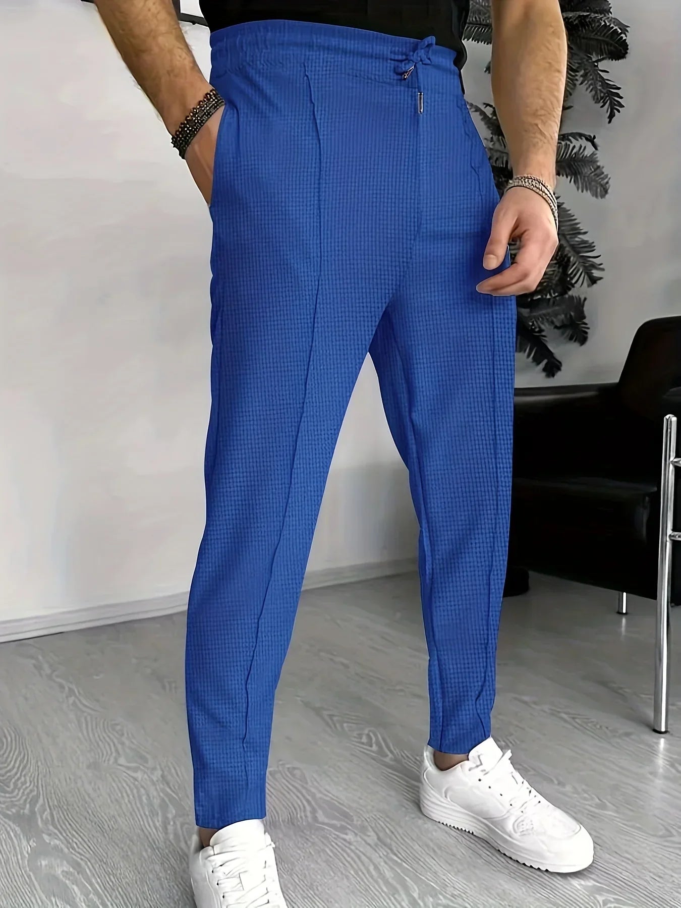 Christoph | Pantalones Slim-Fit a cuadros elegantes