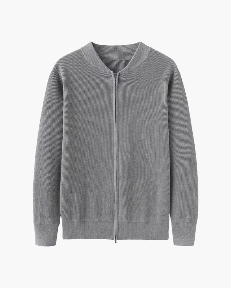 Bennett | Chaqueta de punto con cremallera y cuello alto para hombres
