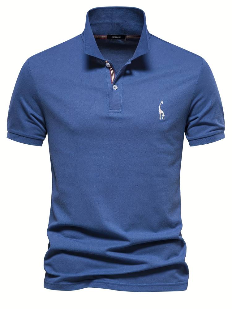 Noah | Camiseta Polo Clásica Slim Fit con detalle de cuello deportivo