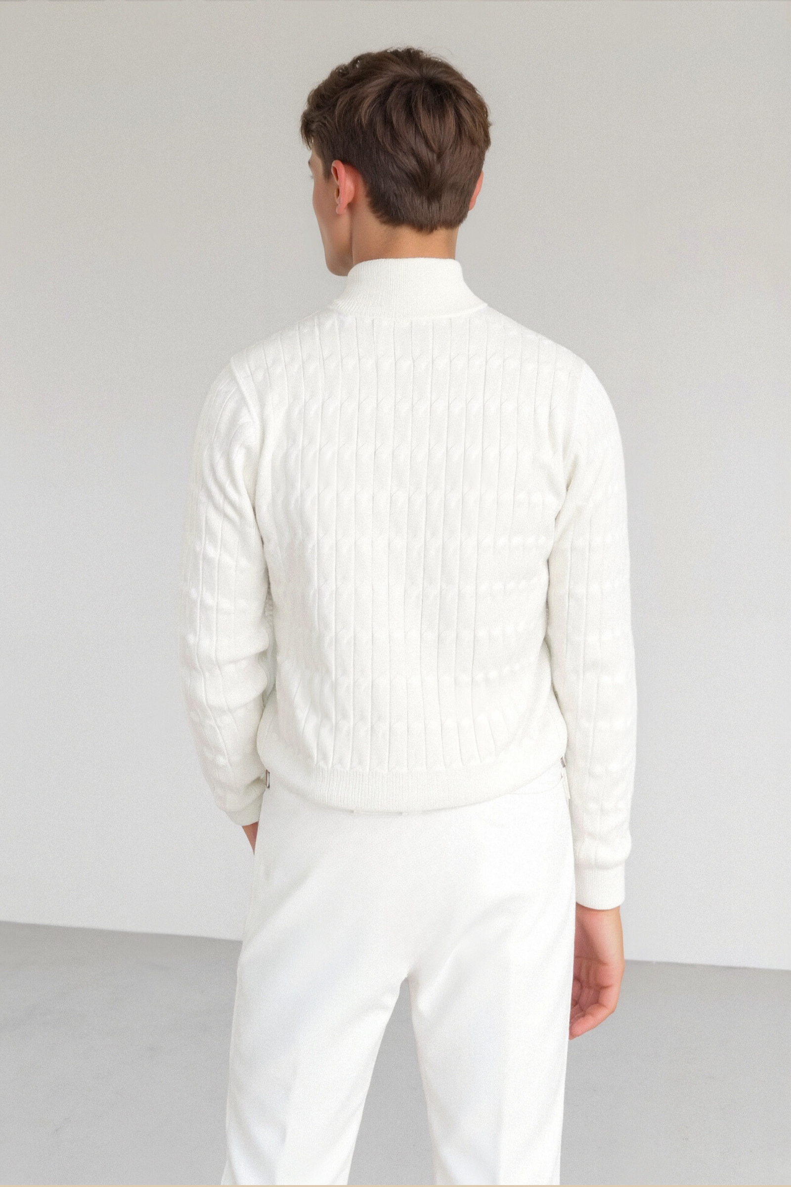 Liam | Suéter de punto clásico con cremallera – Estilo invernal elegante y cálido