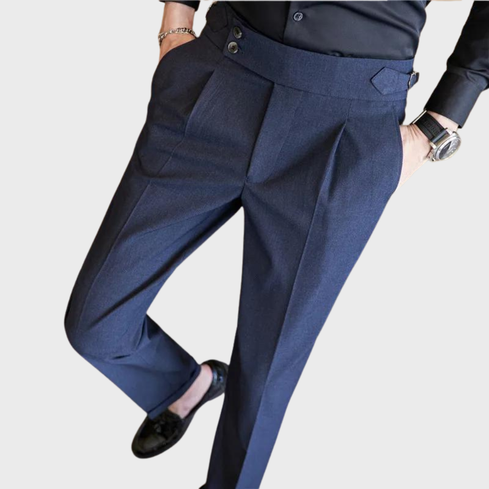 Alaric | Pantalón de tiro alto, elegante, cómodo y fácil de cuidar