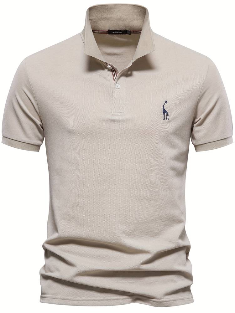 Noah | Camiseta Polo Clásica Slim Fit con detalle de cuello deportivo