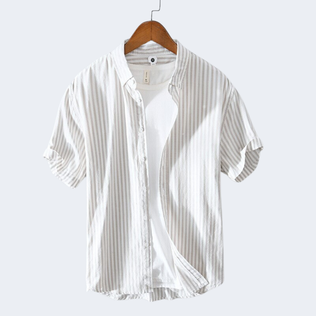 Anton | Camisa de Verano para Hombre con Patrón de Rayas