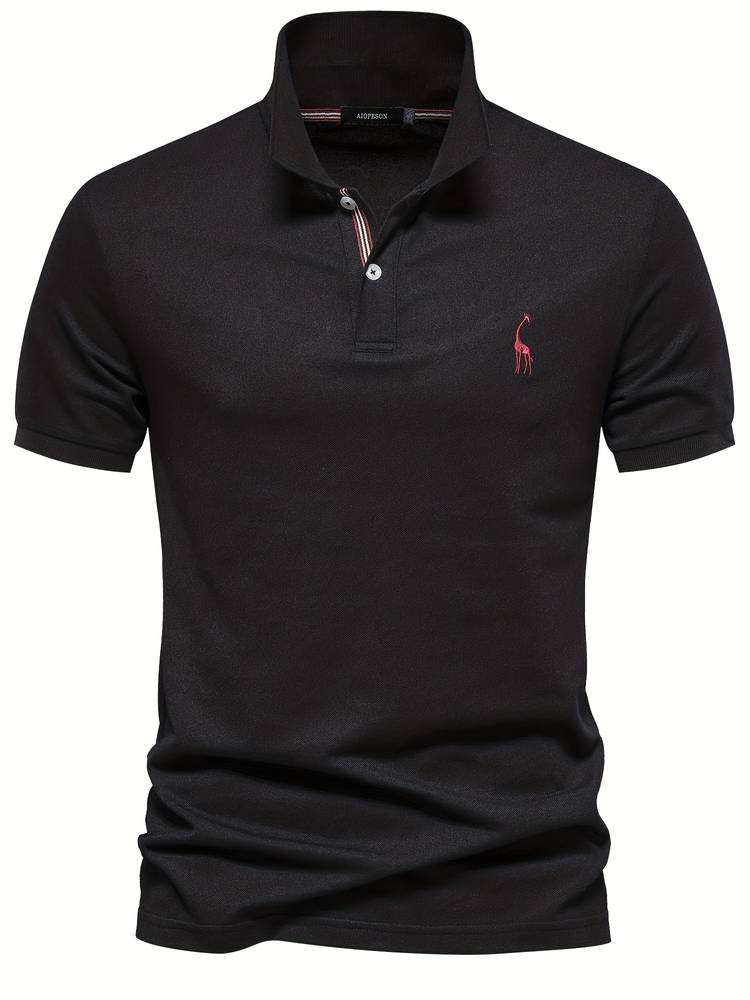 Noah | Camiseta Polo Clásica Slim Fit con detalle de cuello deportivo