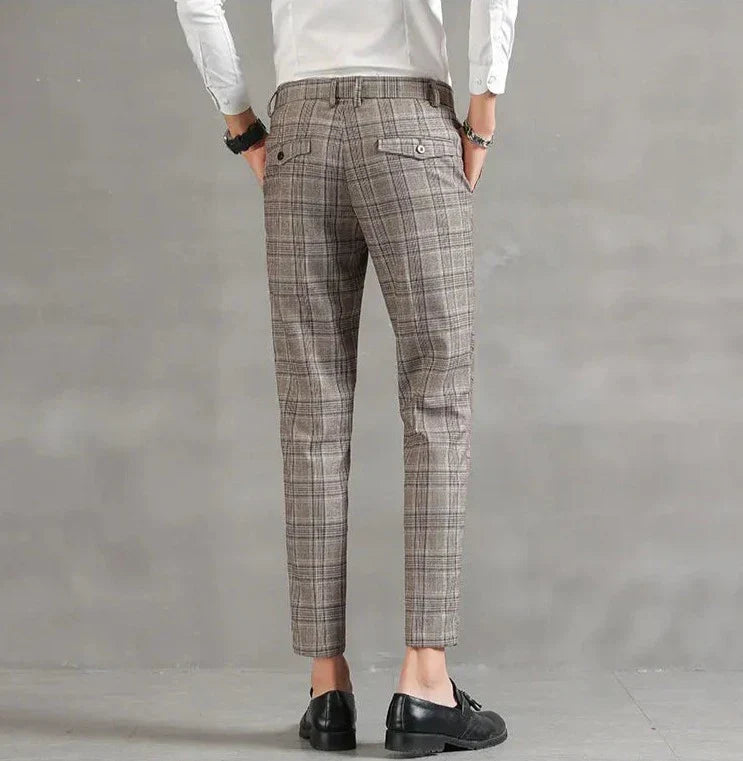 Niklas | Pantalones de hombre a cuadros Confort transpirable ajuste perfecto