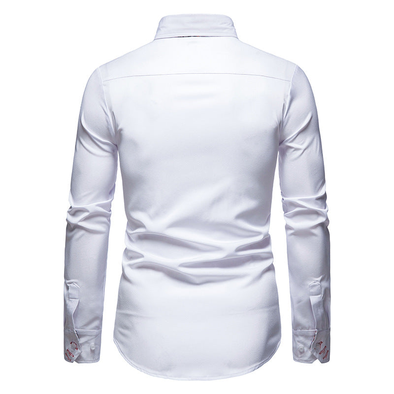 Magnus | Camisa para Hombre con Acabados de Paisley