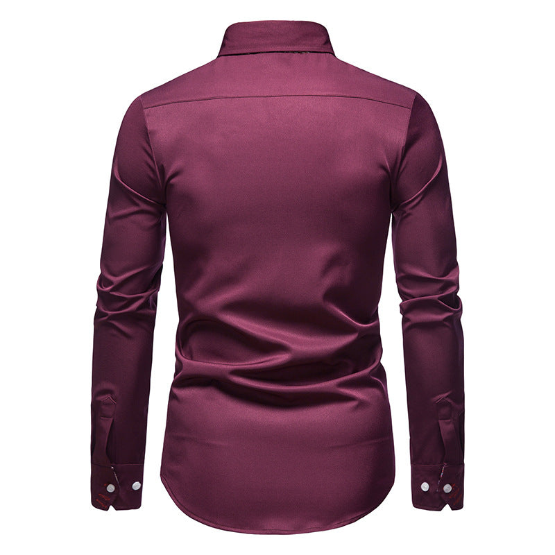 Magnus | Camisa para Hombre con Acabados de Paisley