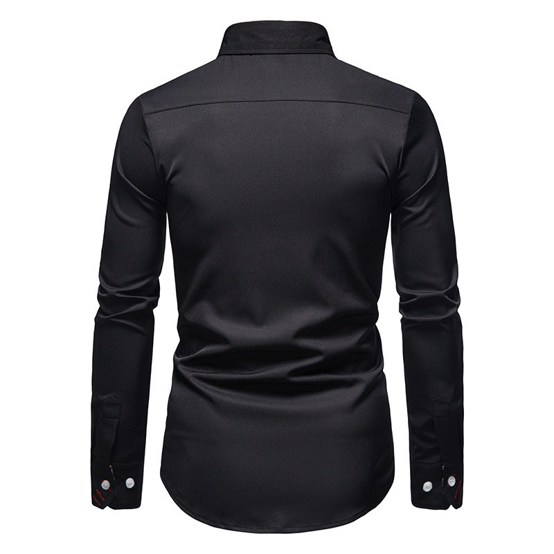Magnus | Camisa para Hombre con Acabados de Paisley