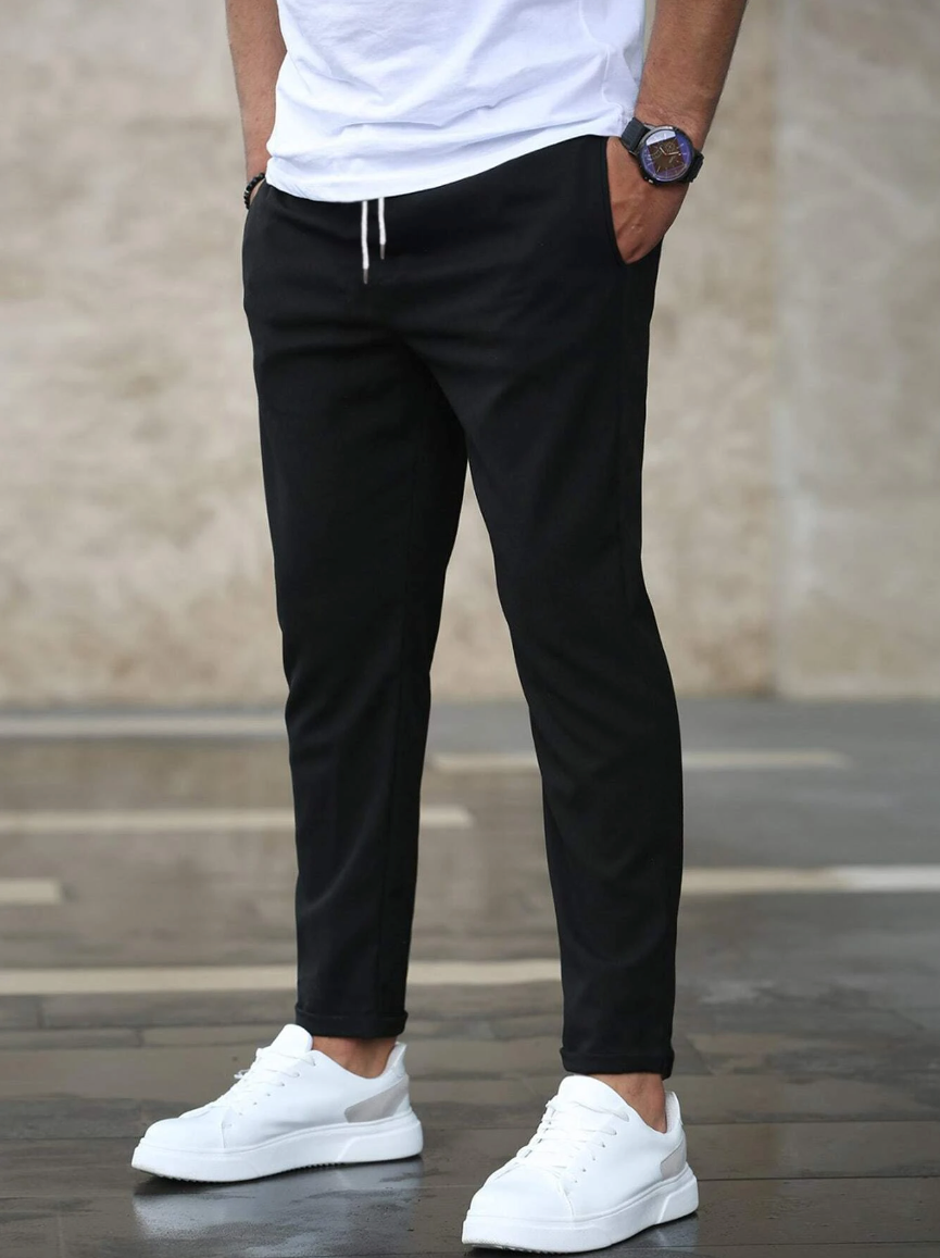 Atlden | Pantalones Jogger Slim Fit con Cuerda