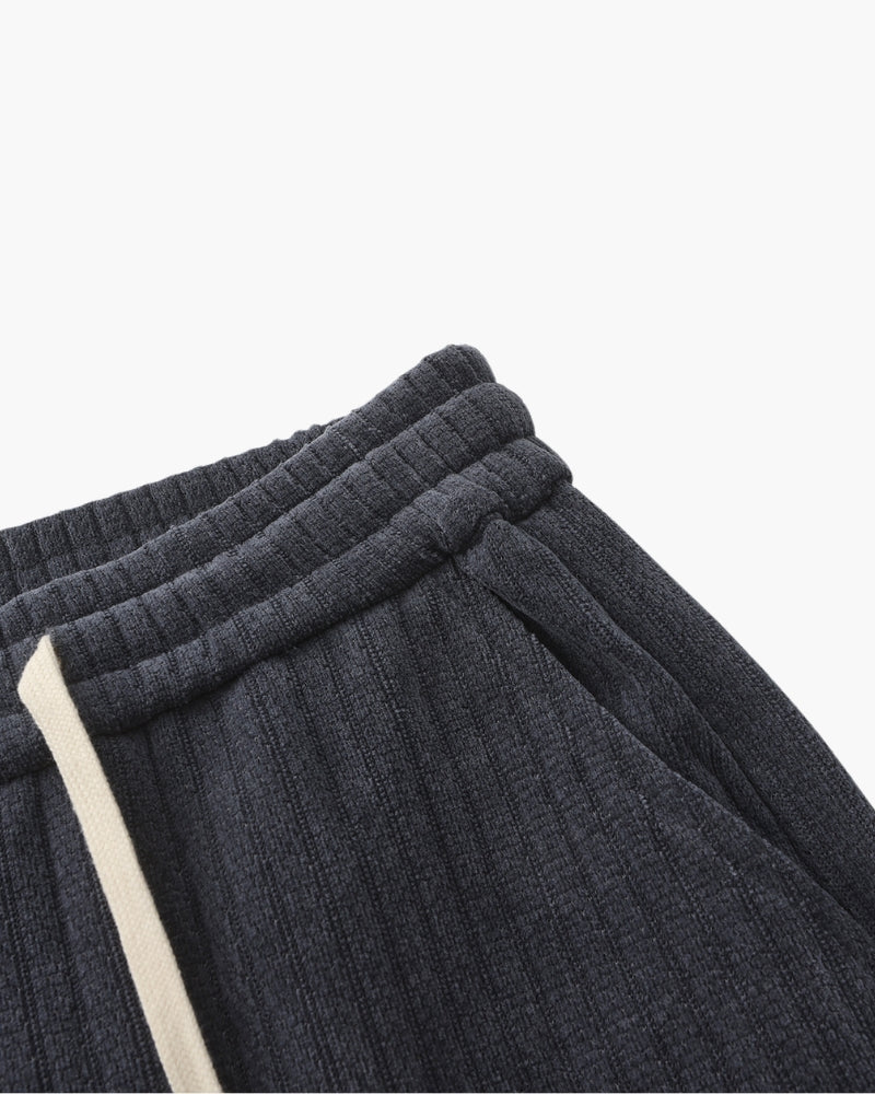Leonardo | Pantalones de hombre de pana con pierna ancha y cordón