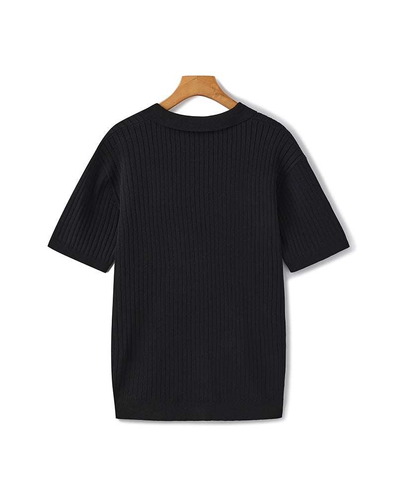 Christian | Camiseta Polo de Manga Corta de Tejido Fino para Hombre