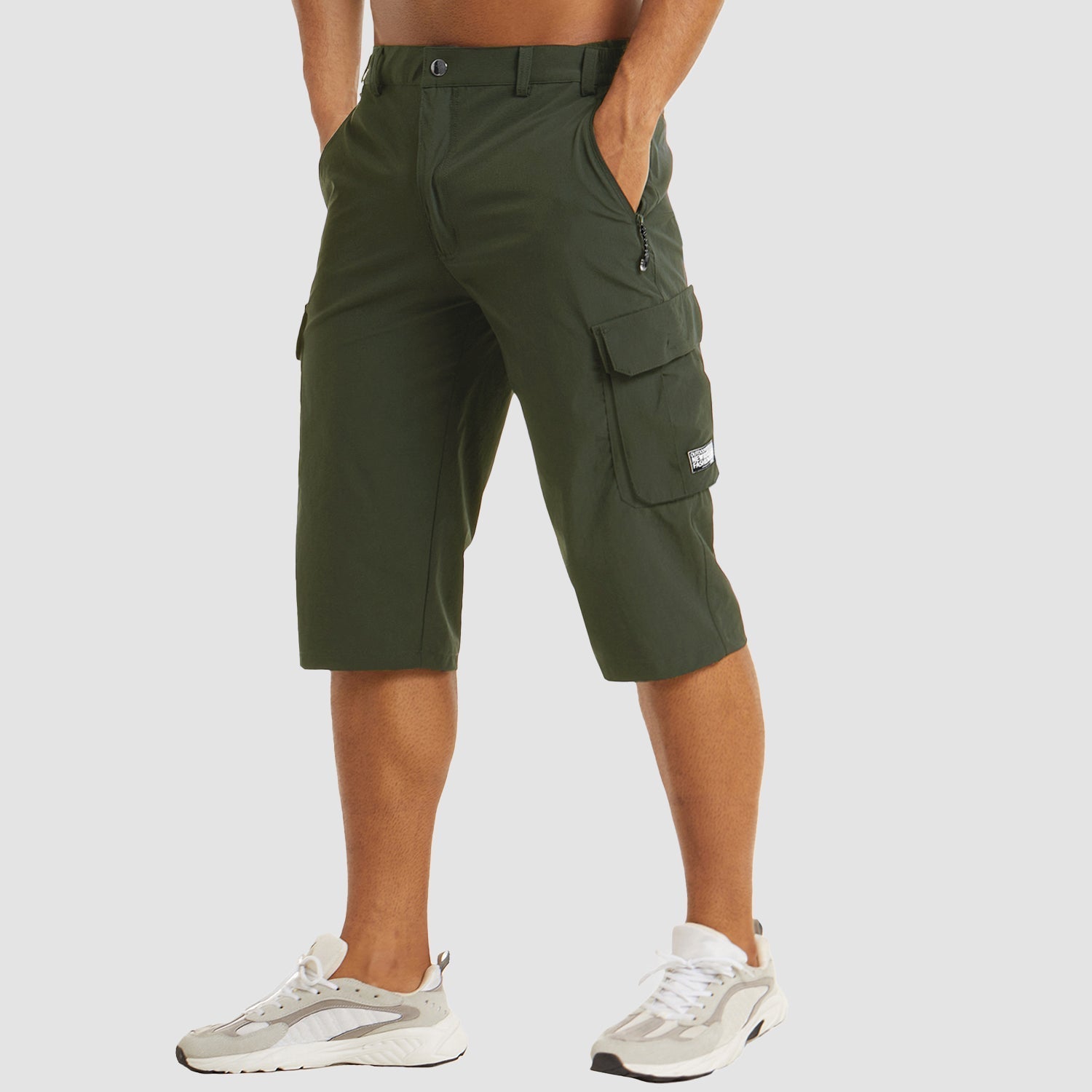 Pantalones Cortos Cargo para Hombre de Secado Rápido