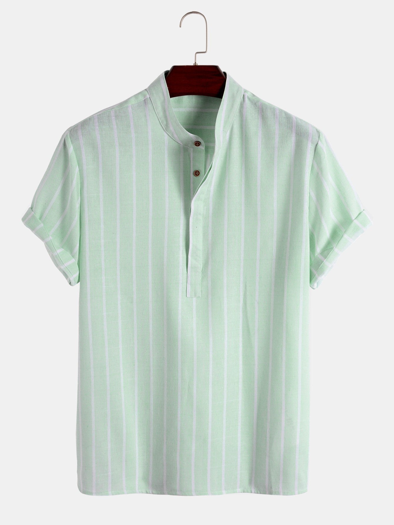 Samuel | Camisa de verano de manga corta con patrón de rayas