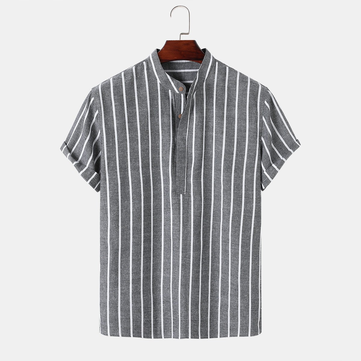 Samuel | Camisa de verano de manga corta con patrón de rayas