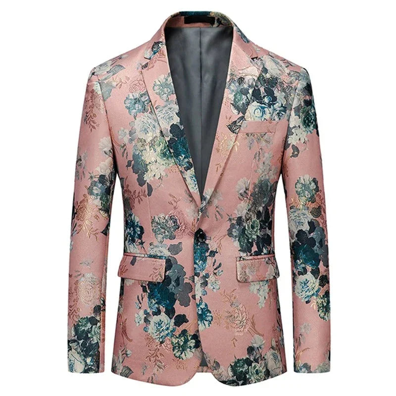 Mace | Elegante blazer de flores para hombres – El look perfecto de declaración