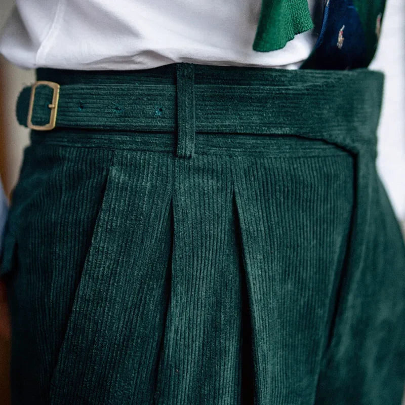 Frank | Pantalones de hombre de pana, estilo cómodo y ajuste perfecto