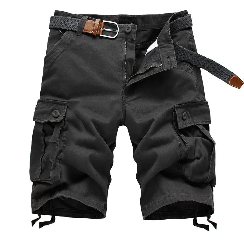 Pantalones Cortos Cargo para Hombre de Algodón