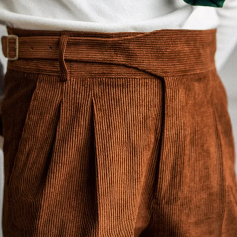 Frank | Pantalones de hombre de pana, estilo cómodo y ajuste perfecto
