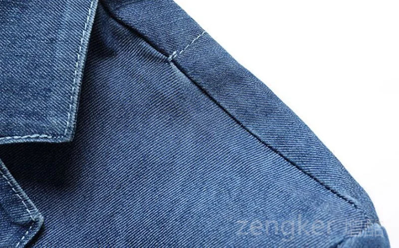Francesco | Blazer de Denim Moderno para Hombres