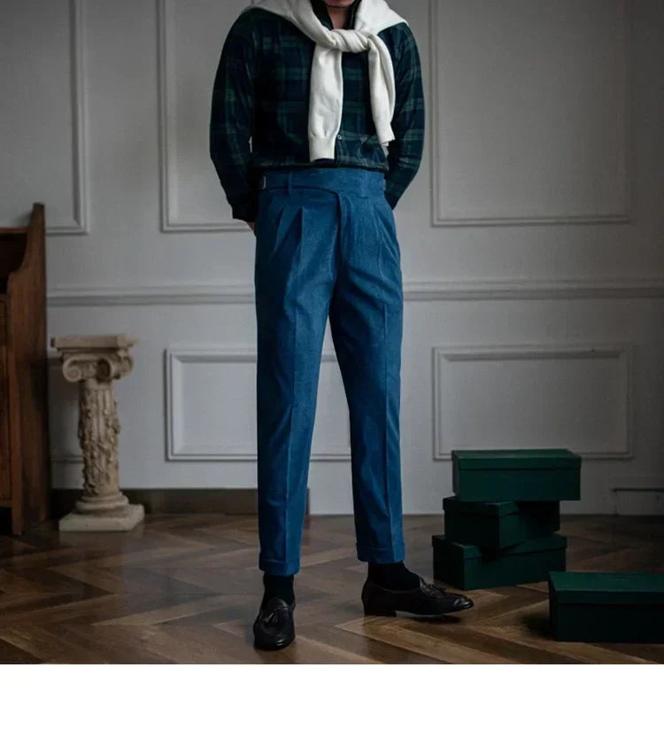 Frank | Pantalones de hombre de pana, estilo cómodo y ajuste perfecto