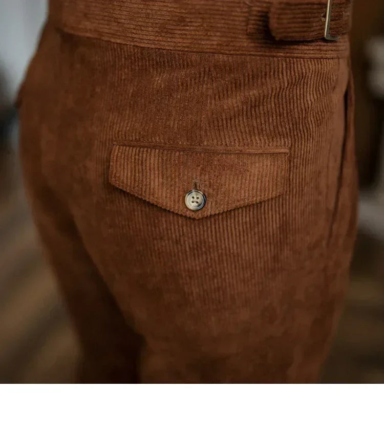 Frank | Pantalones de hombre de pana, estilo cómodo y ajuste perfecto