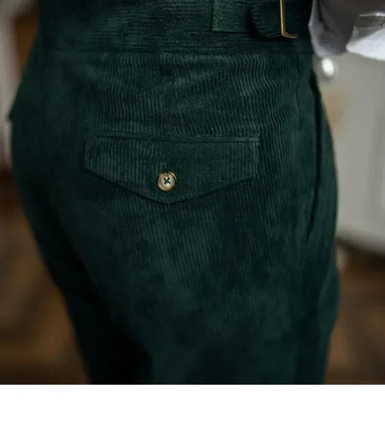 Frank | Pantalones de hombre de pana, estilo cómodo y ajuste perfecto