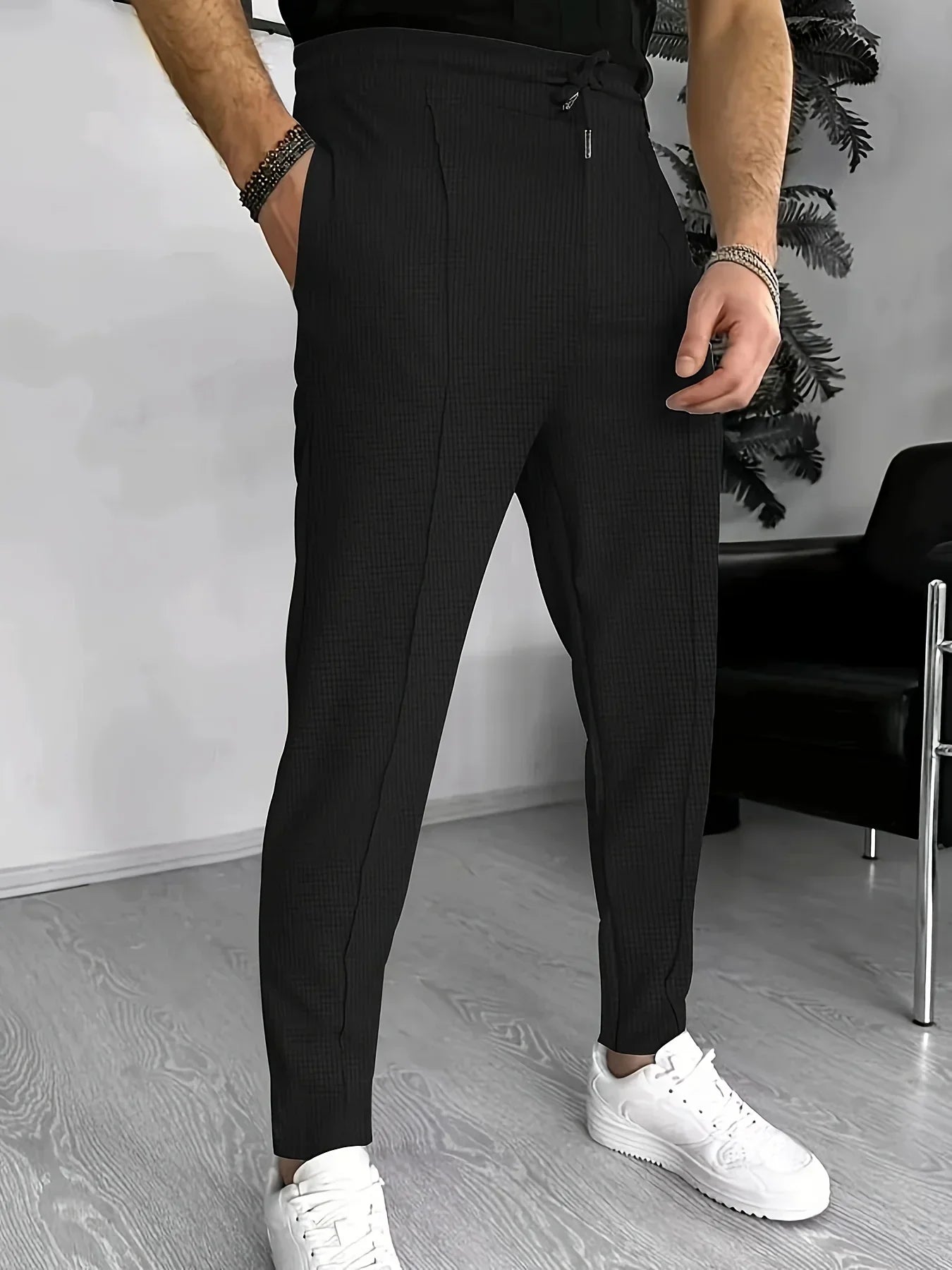 Christoph | Pantalones Slim-Fit a cuadros elegantes