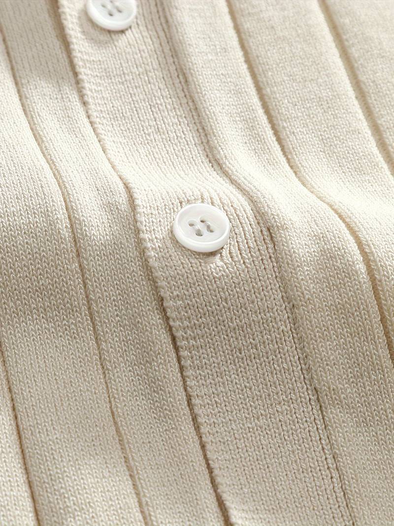 Camisa de punto elegante de manga corta