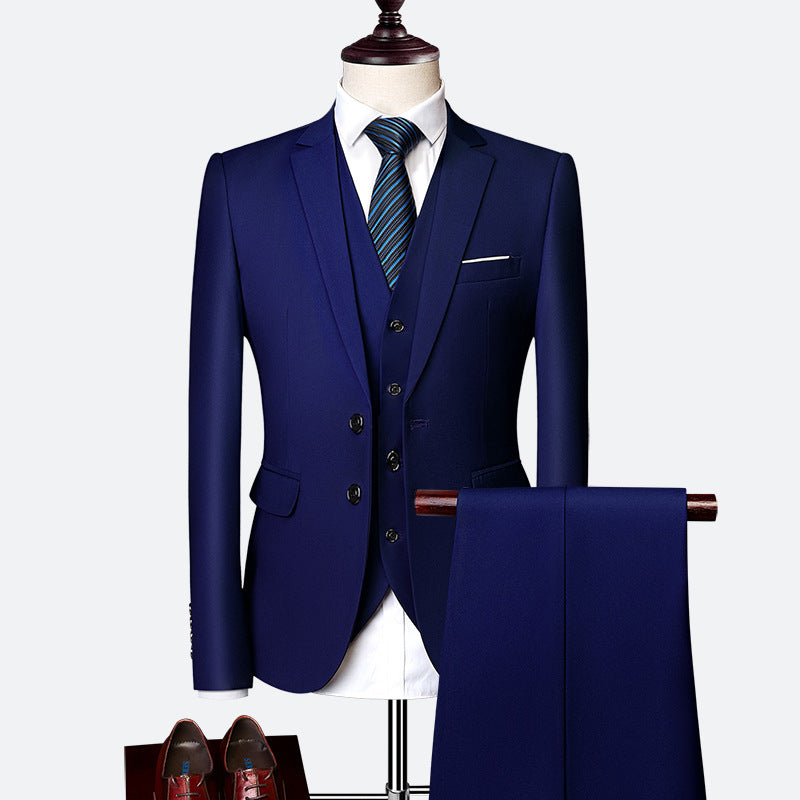 Aidan | Men's Formal Waistcoat Blazer and Trouser Set | Three-Piece