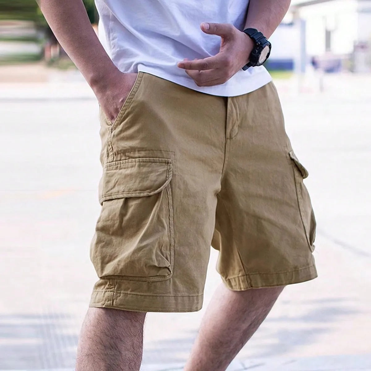 Pantalón Cargo para hombres en corte regular