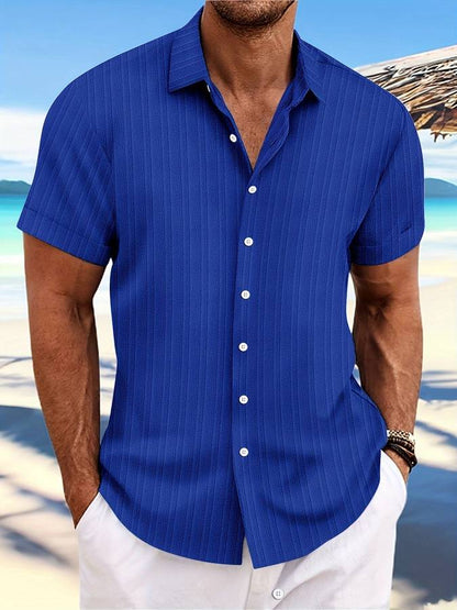 Owen | Camisa de verano de corte relajado a rayas