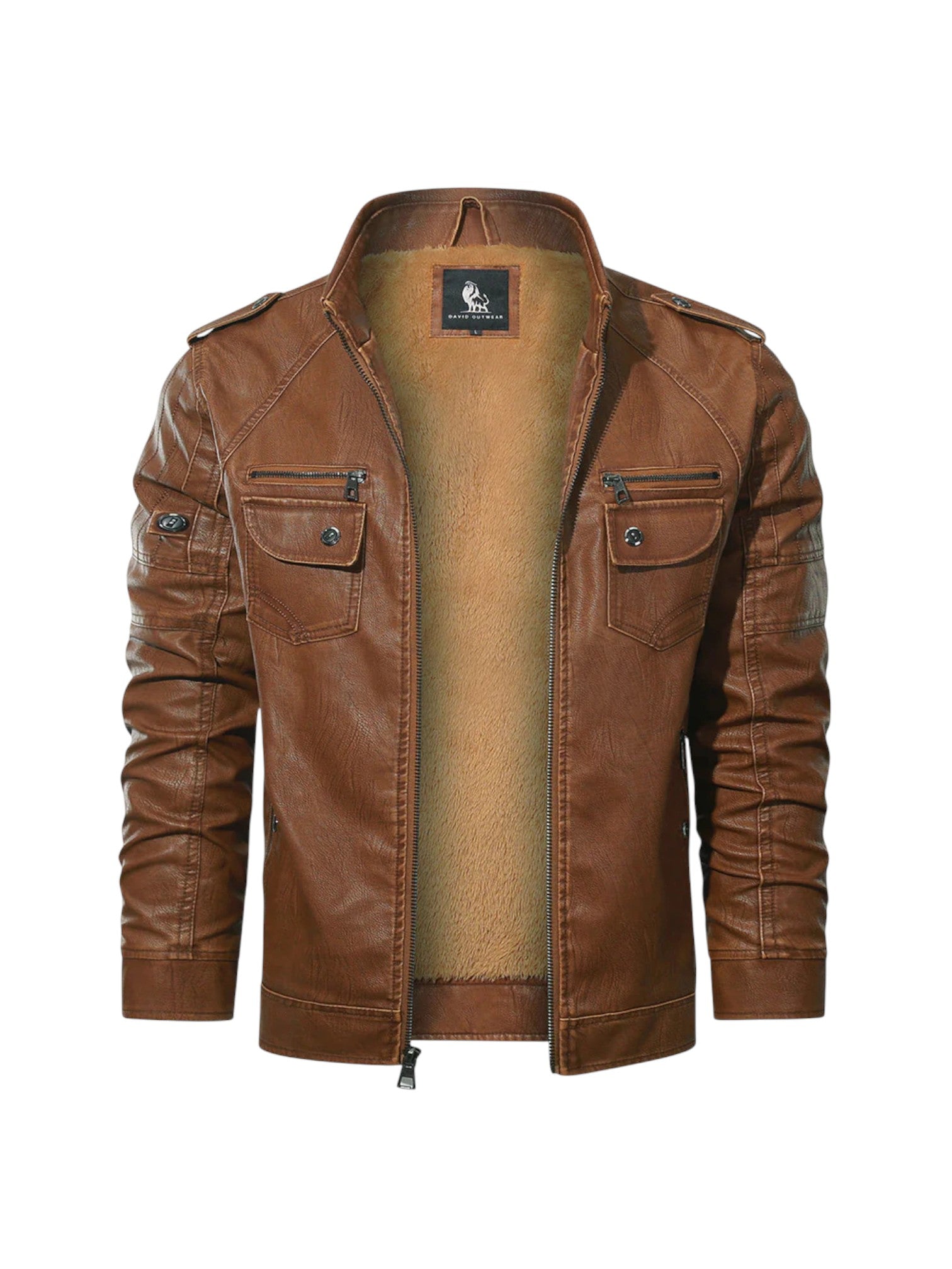Fleece Biker Jacket