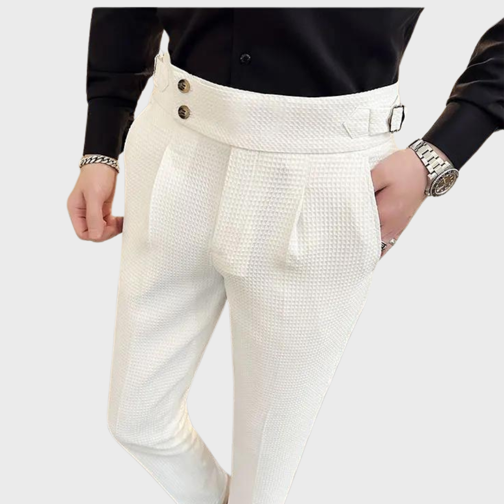 Noah | Pantalón de cuadros para hombre de tiro alto