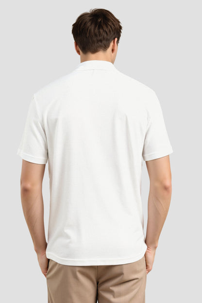 Camisa de lino clásica de manga corta