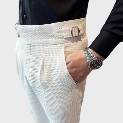 Noah | Pantalón de cuadros para hombre de tiro alto