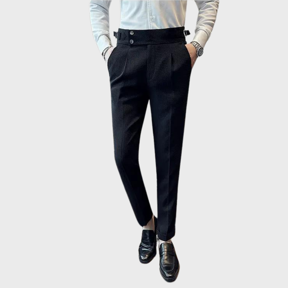 Noah | Pantalón de cuadros para hombre de tiro alto