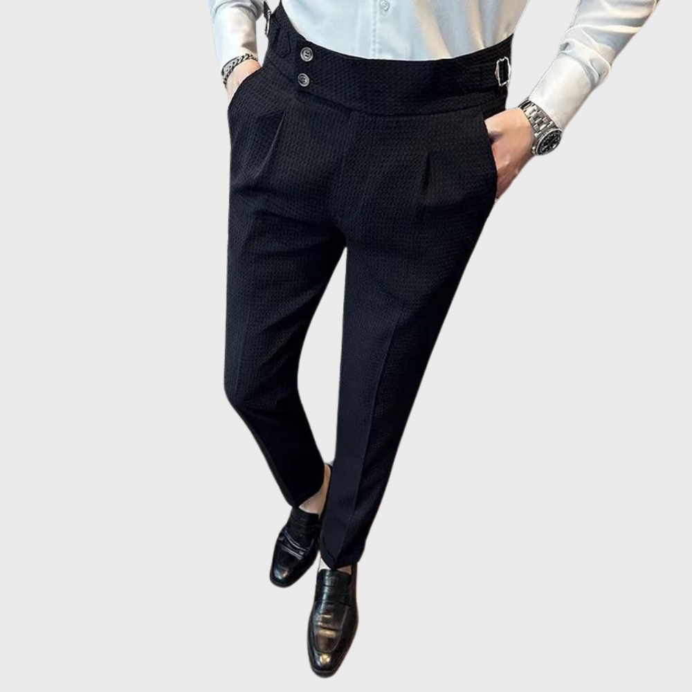 Noah | Pantalón de cuadros para hombre de tiro alto