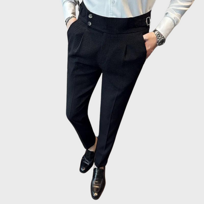 Noah | Pantalón de cuadros para hombre de tiro alto