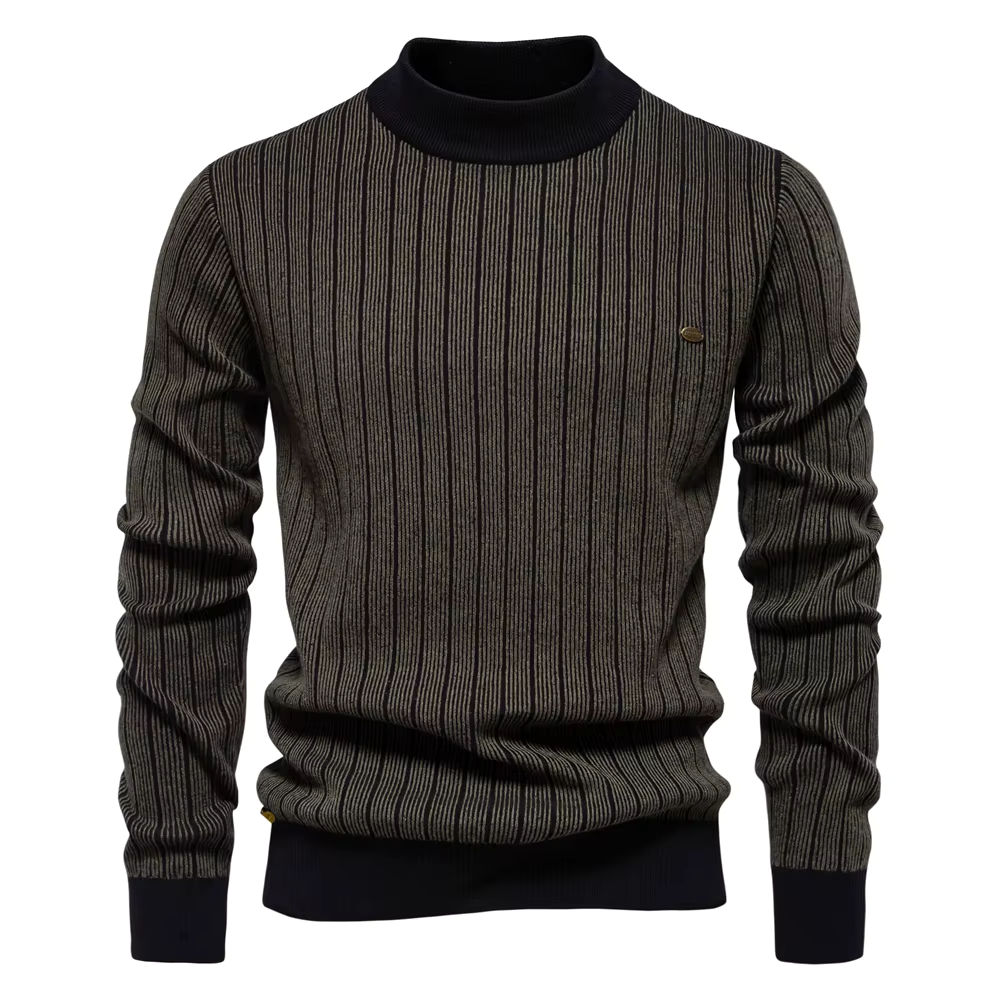 Logan – Striped Jumper for Elegant Winter Days