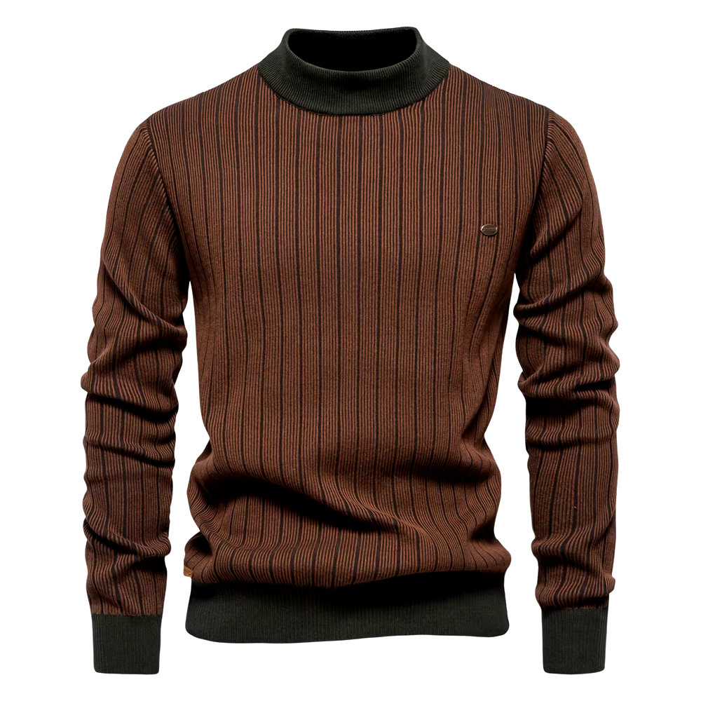 Logan – Striped Jumper for Elegant Winter Days