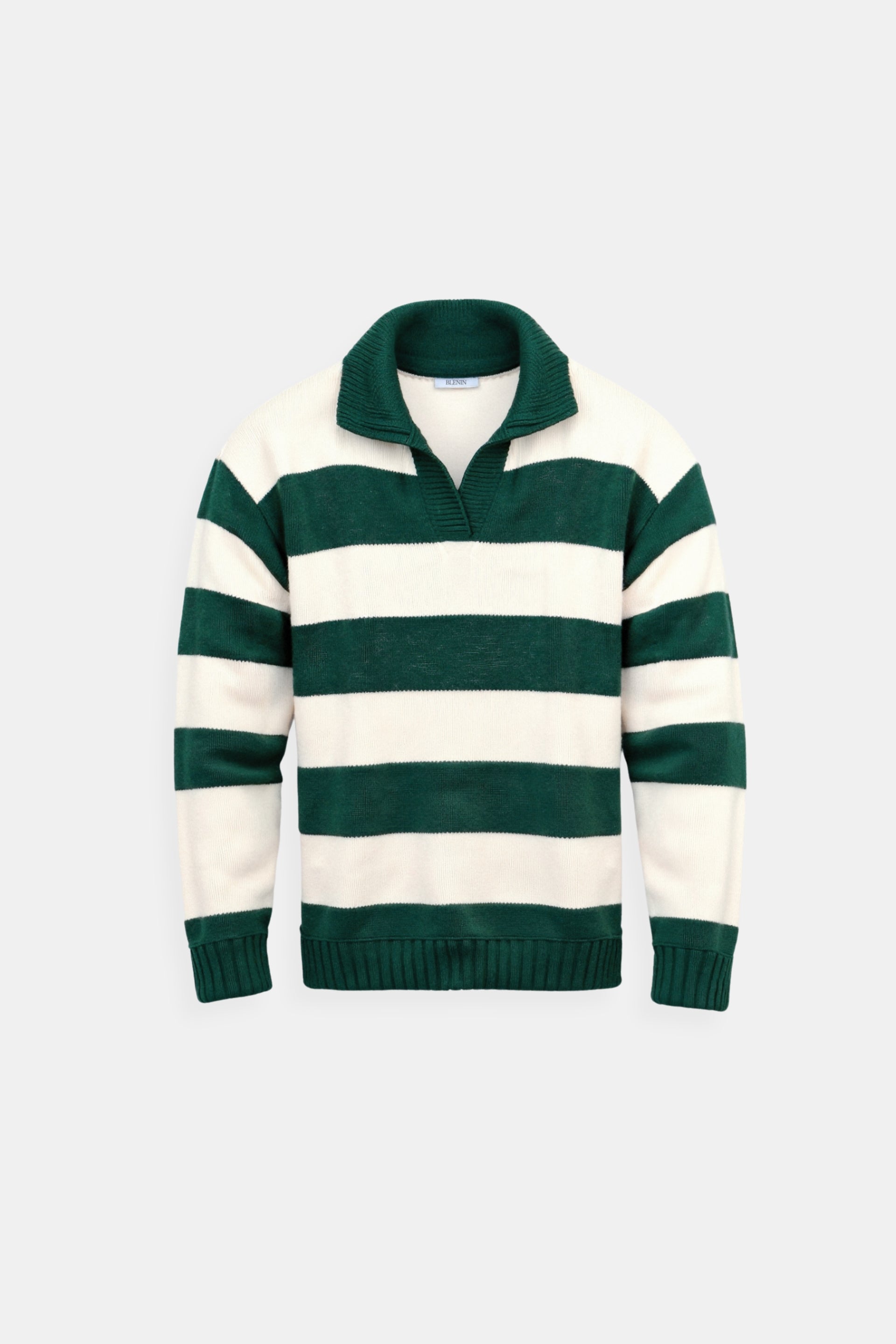 Noah | Suéter de rugby a rayas para hombres – Deportivo y Elegante