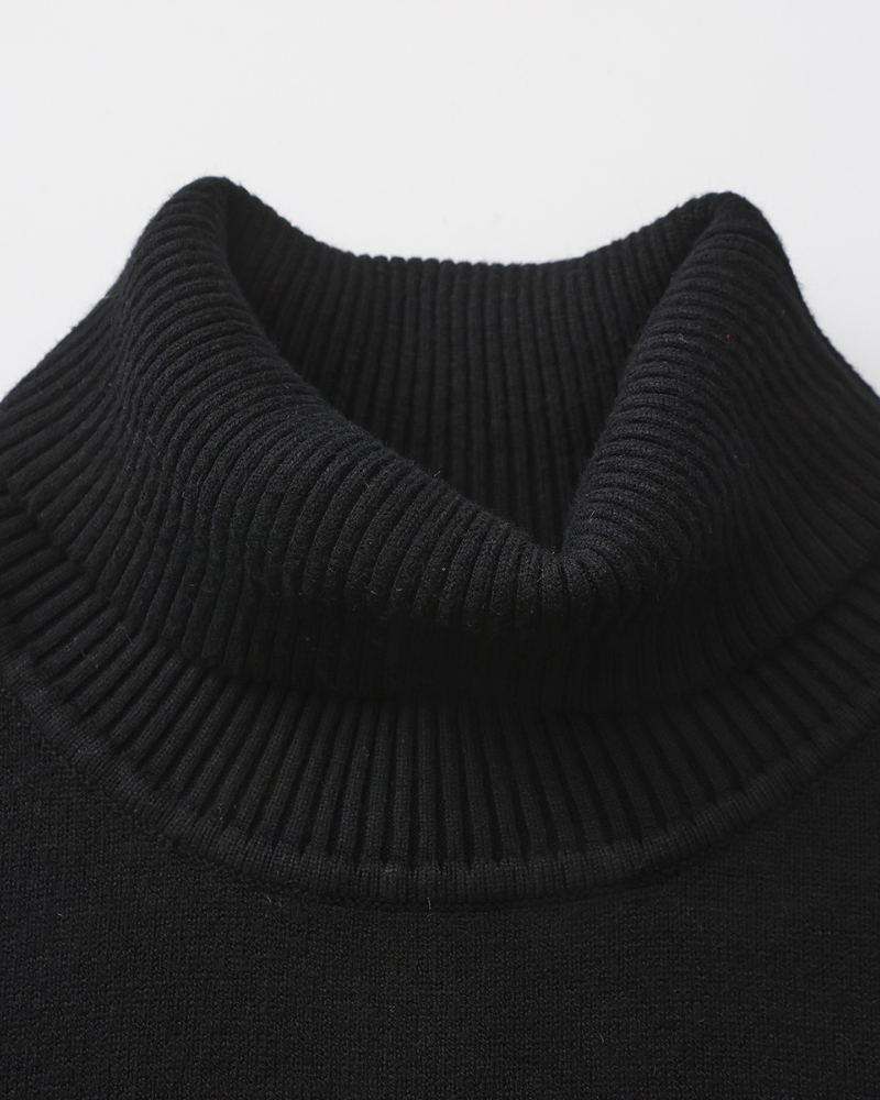 Cameron | Suéter de cuello alto para hombres de corte slim