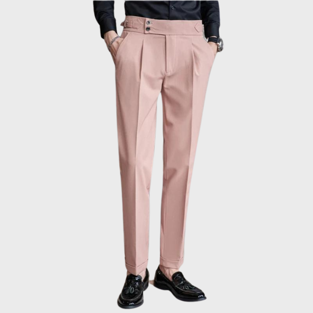 Alaric | Pantalón de tiro alto, elegante, cómodo y fácil de cuidar
