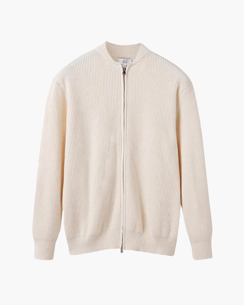 Bennett | Chaqueta de punto con cremallera y cuello alto para hombres