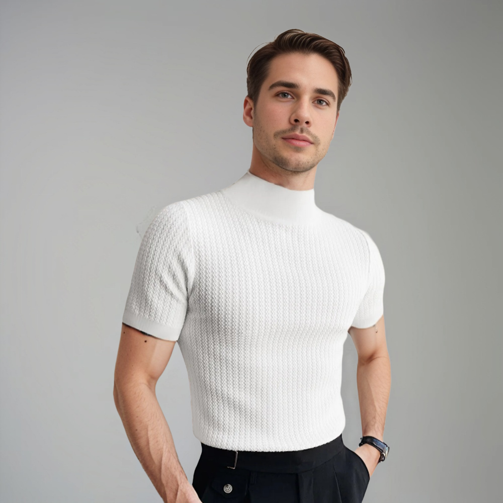 Paolo | Camiseta de Hombre de Manga Corta Stilvoles
