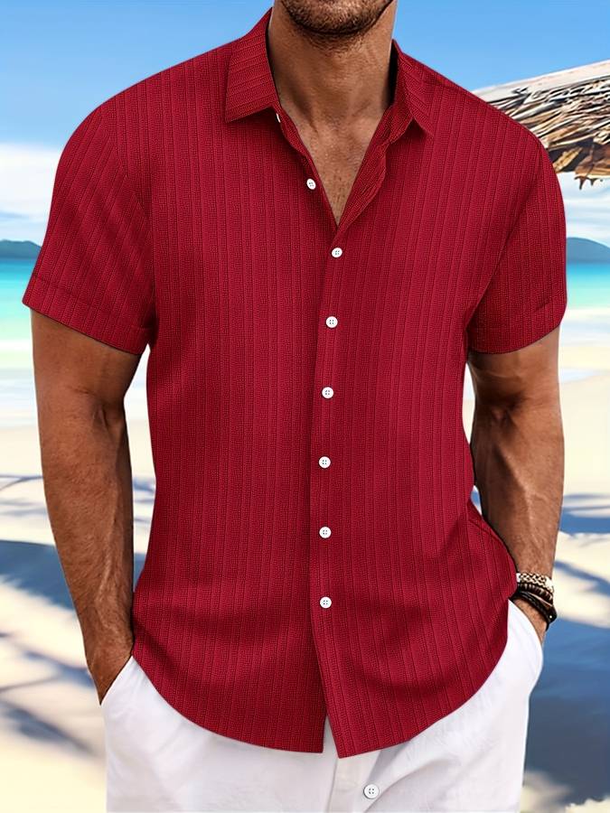 Owen | Camisa de verano de corte relajado a rayas