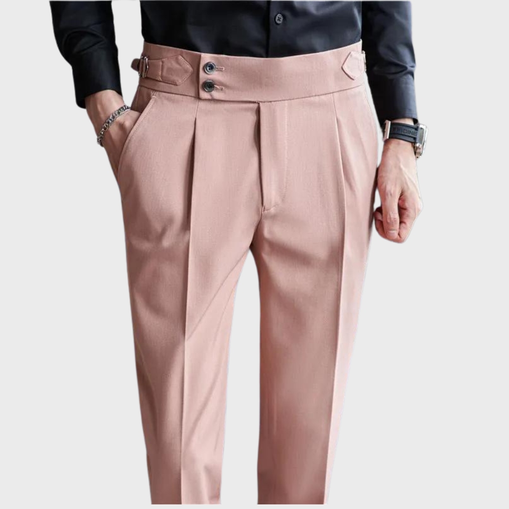 Alaric | Pantalón de tiro alto, elegante, cómodo y fácil de cuidar